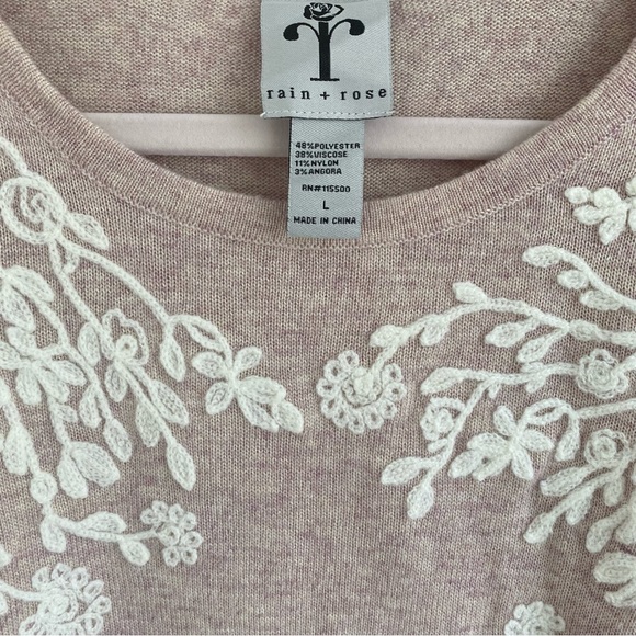 🌷 Rain & Rose Angora-Blend Sweater - Picture 4 of 4